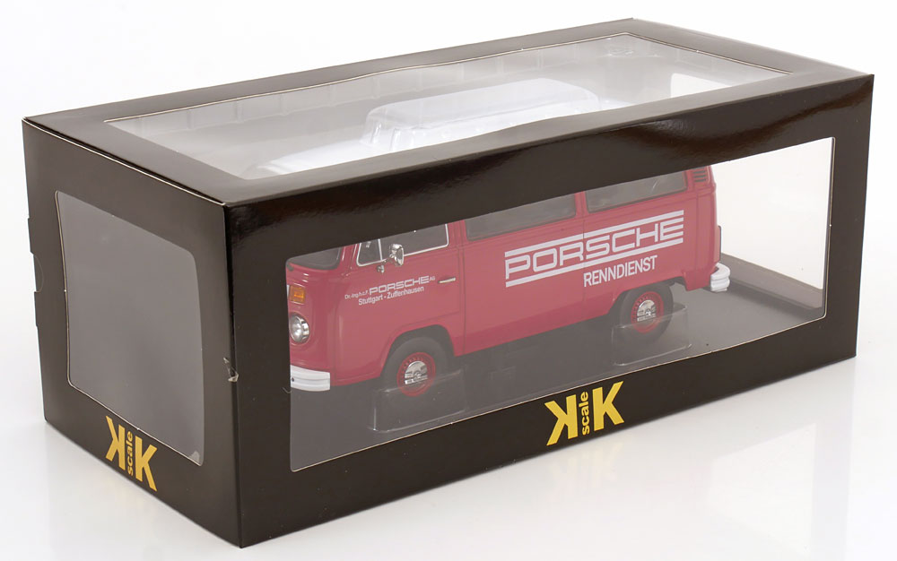 Volkswagen T2 Bus Porsche Renndienst 1972 - 1/18 Kk Scale