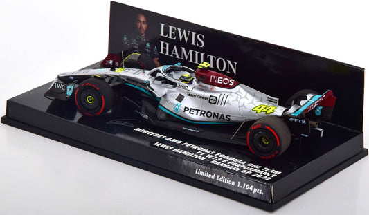 Mercedes AMG F1 W13 GP Bahrain Hamilton - 1/43 Minichamps ( edition limitée 1104 PCS)