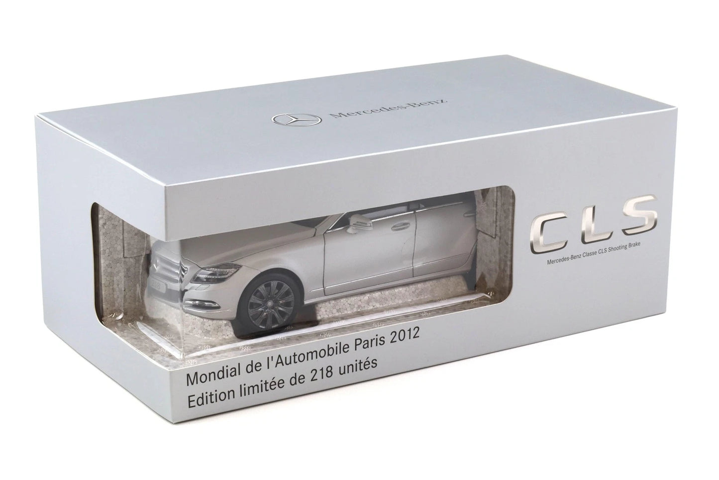 Mercedes CLS Shooting Brake X218 Paris Motorshow 2012 silver DEALER VERION - 1:18 Norev