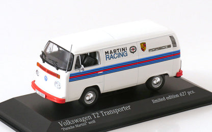 VW T2  Martini Porsche Renndienst1972 - 1/43 Minichamps
