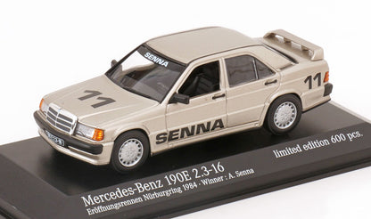 Mercedes 190E 2.3-16 Race Senna  1984 - 1:43 Minichamps (Limited Edition 600 pcs)