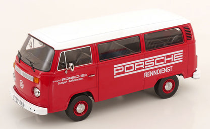 Volkswagen T2 Bus Porsche Renndienst 1972 - 1/18  Kk Scale