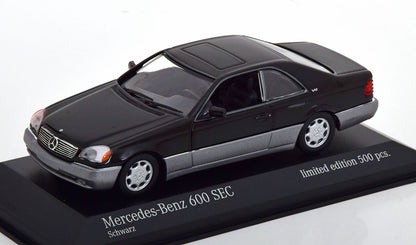 Mercedes 600 SEC C140 Coupe 1992 - 1/43 Minichamps