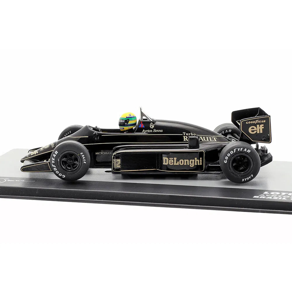 Ayrton Senna Lotus 98T #12 2e Brésil GP formule1 1986 -  1:43 Altaya