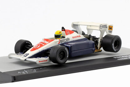 Ayrton Senna Toleman TG184 #19 3 britannique GP formule1 1984 -  1:43 Altaya