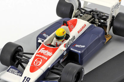 Ayrton Senna Toleman TG184 #19 3 britannique GP formule1 1984 -  1:43 Altaya