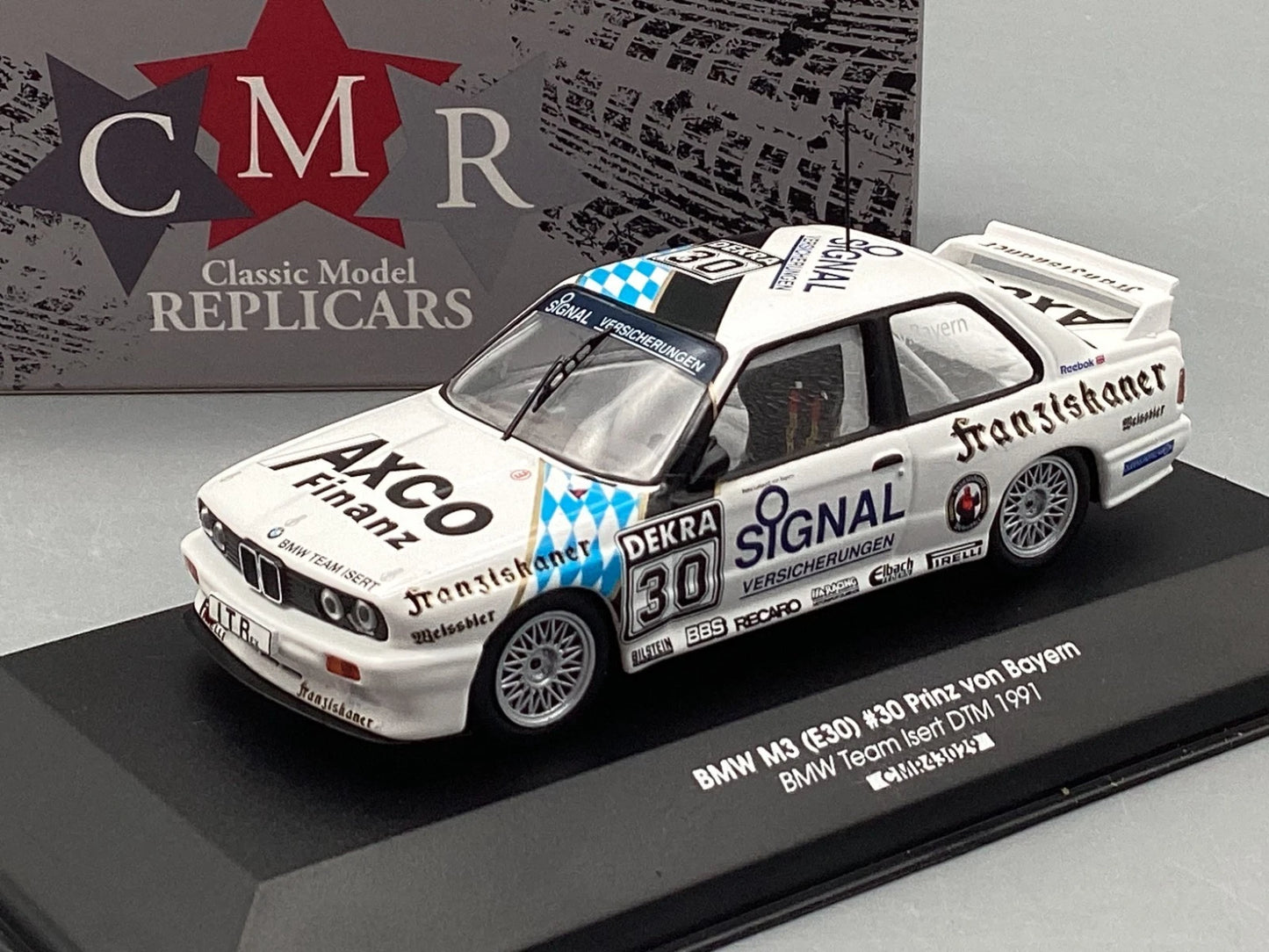 BMW M3 E30 #30 DTM 1991 Leopold Prinz von Bayern -  1:43 CMR