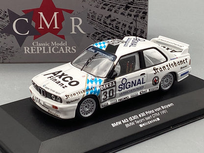 BMW M3 E30 #30 DTM 1991 Leopold Prinz von Bayern -  1:43 CMR