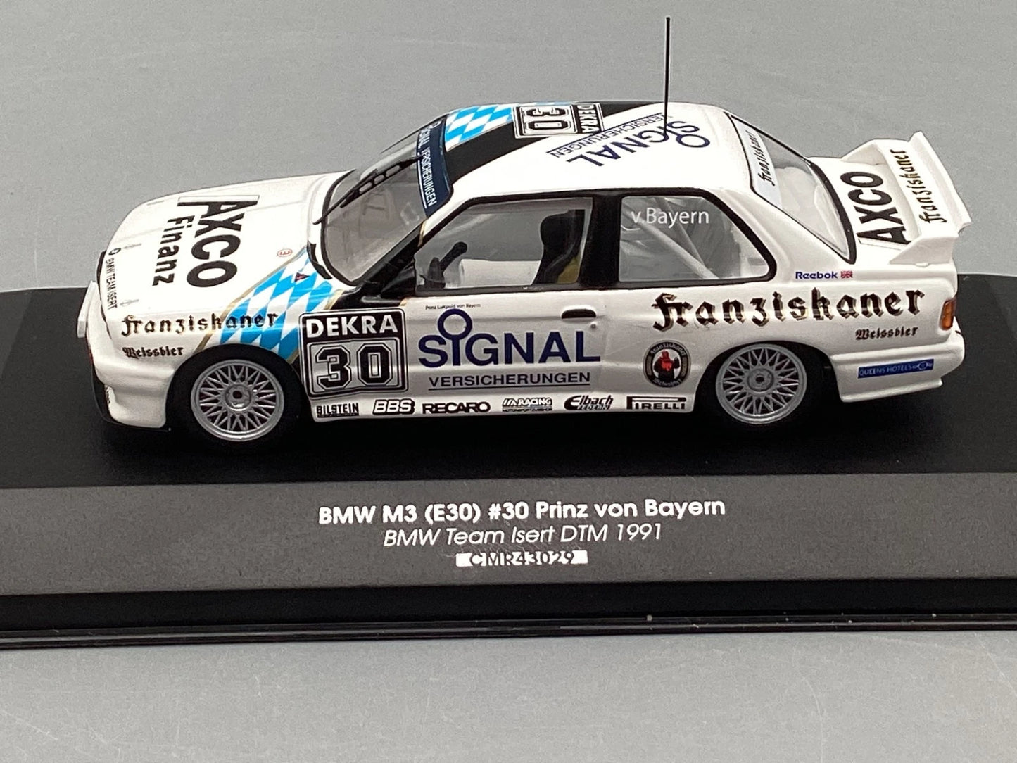 BMW M3 E30 #30 DTM 1991 Leopold Prinz von Bayern -  1:43 CMR
