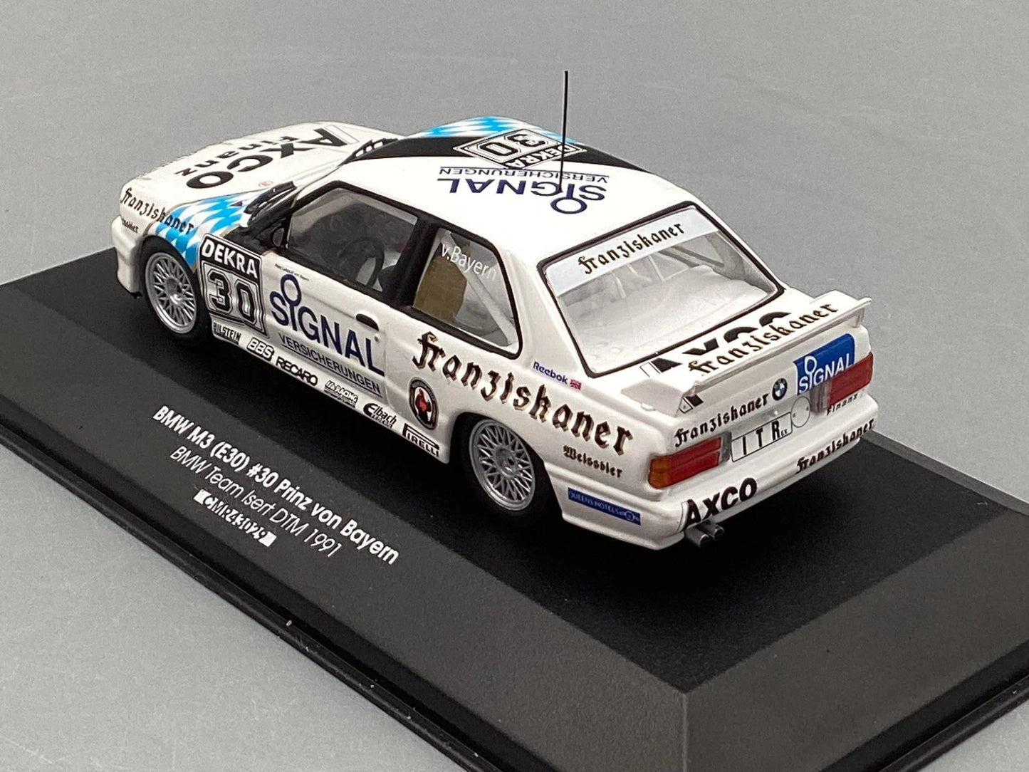 BMW M3 E30 #30 DTM 1991 Leopold Prinz von Bayern -  1:43 CMR