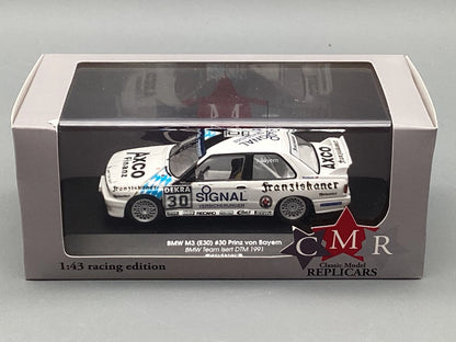 BMW M3 E30 #30 DTM 1991 Leopold Prinz von Bayern -  1:43 CMR